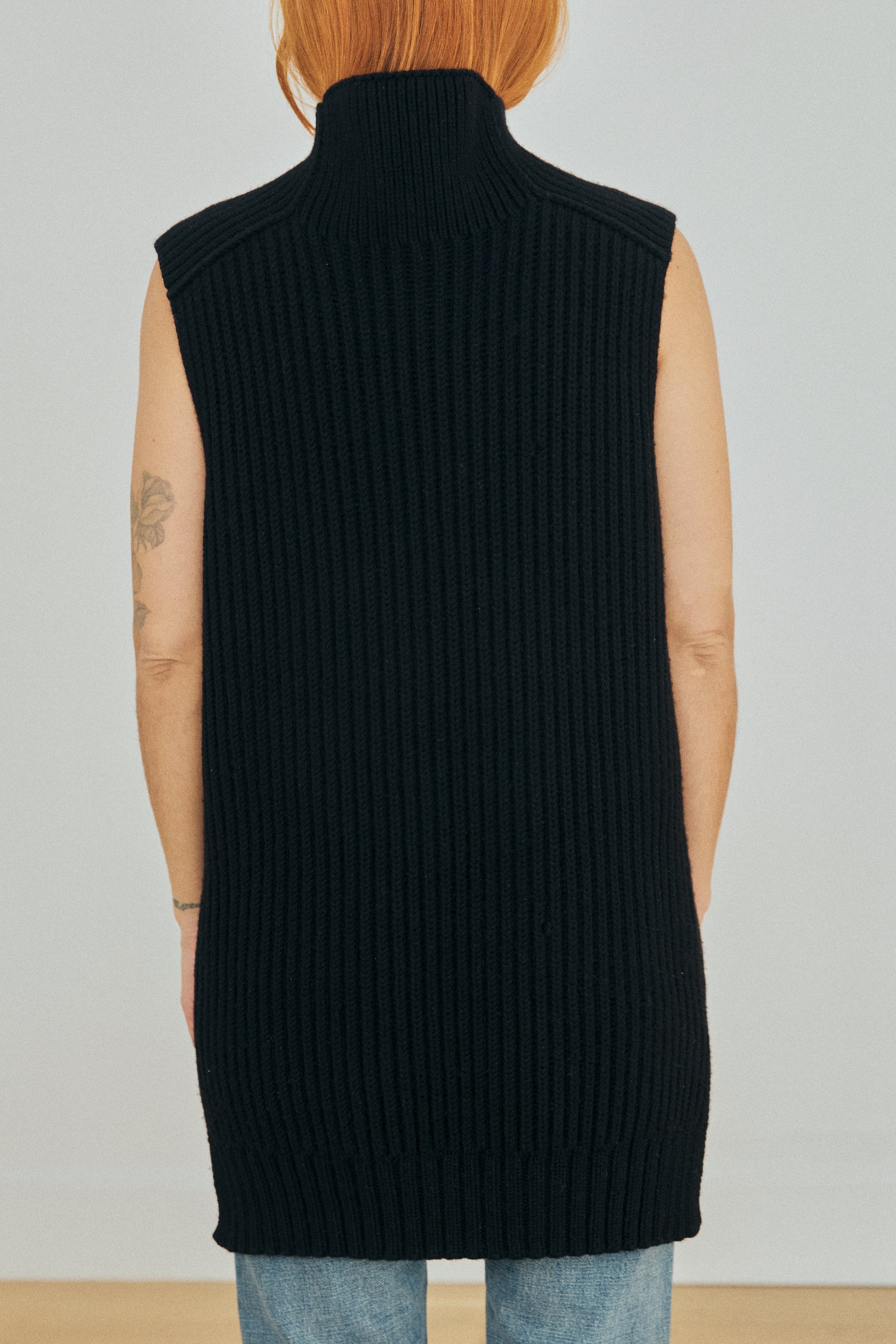Céline High Neck Vest