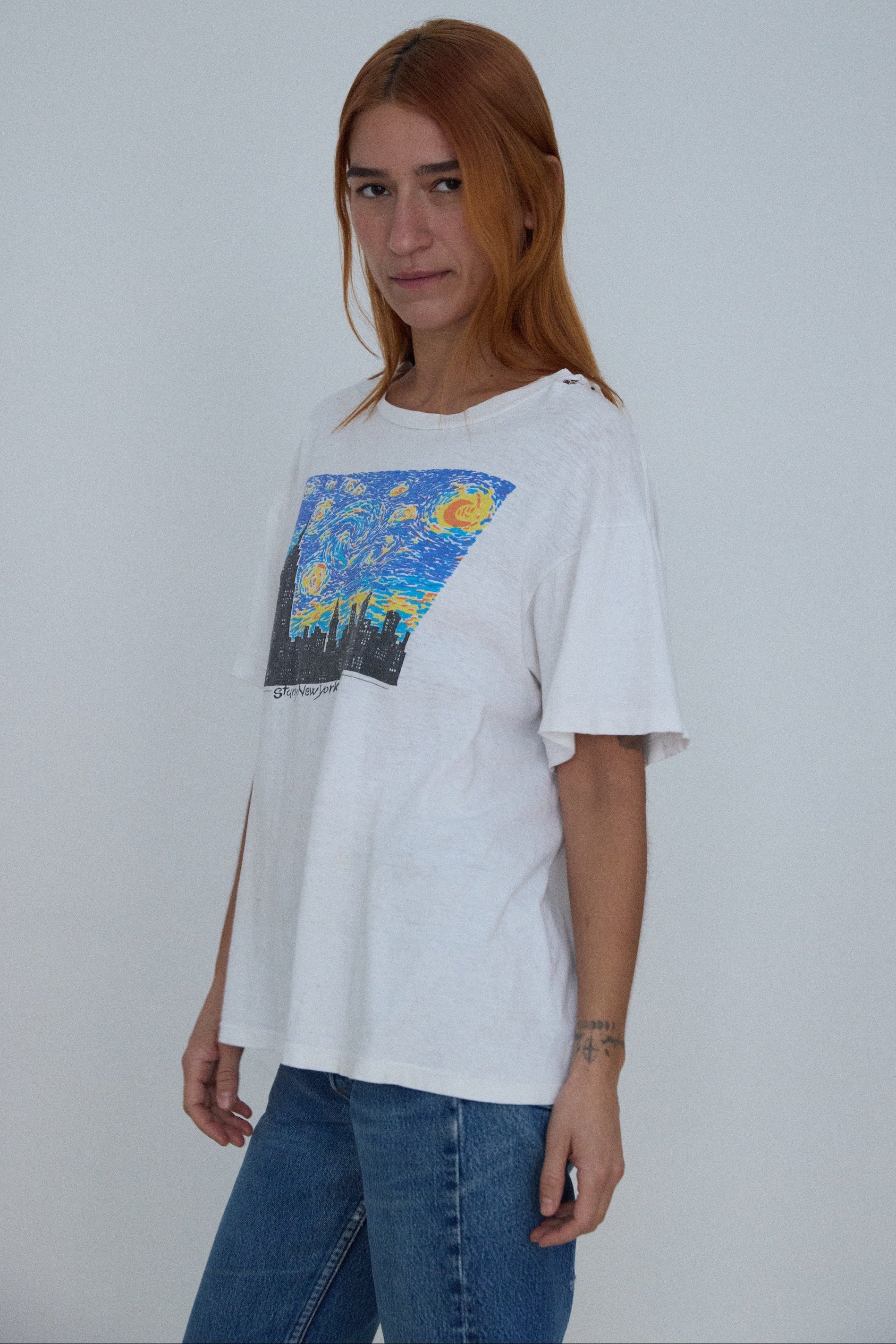 “Starry New York Night” Vintage Tee