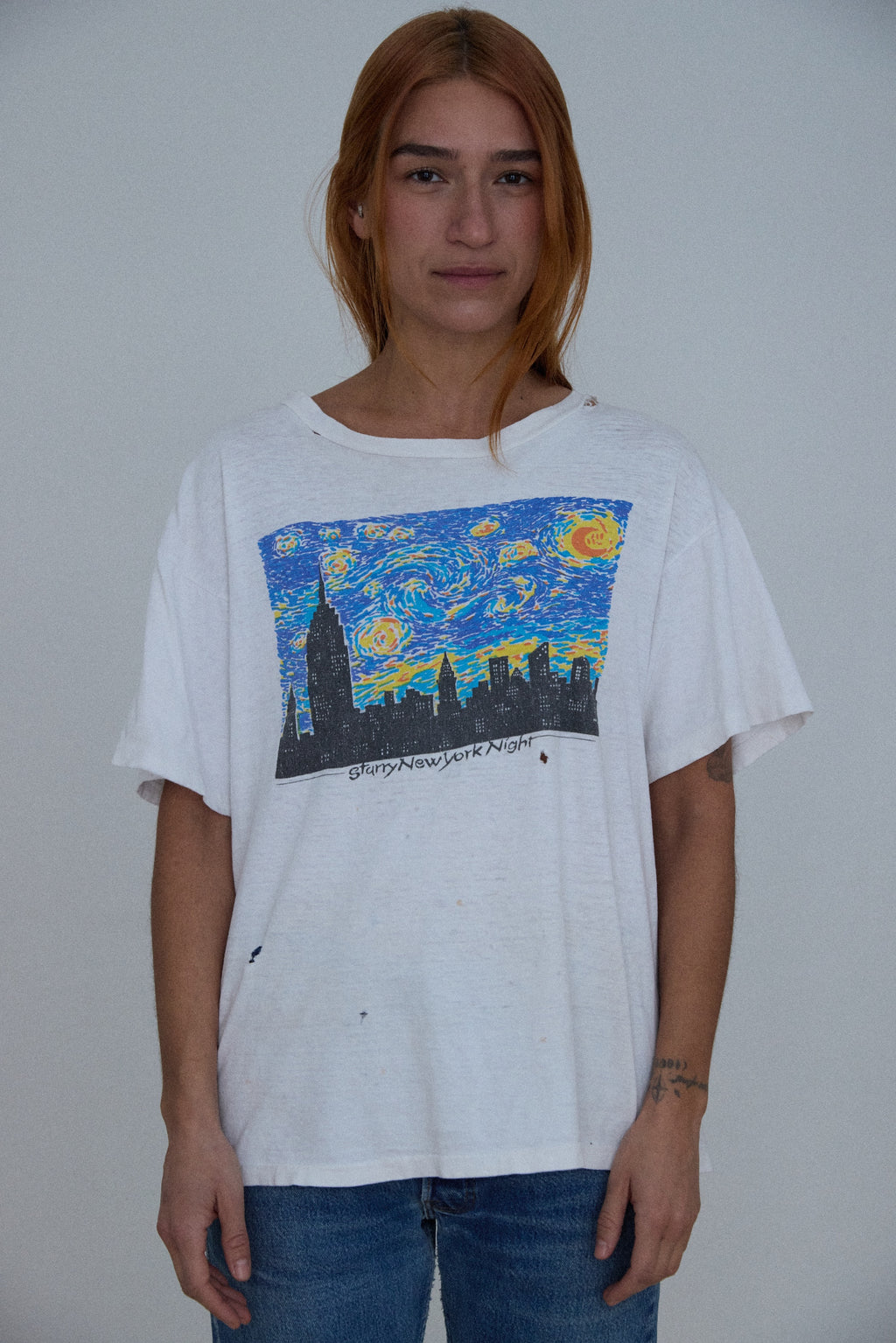 “Starry New York Night” Vintage Tee