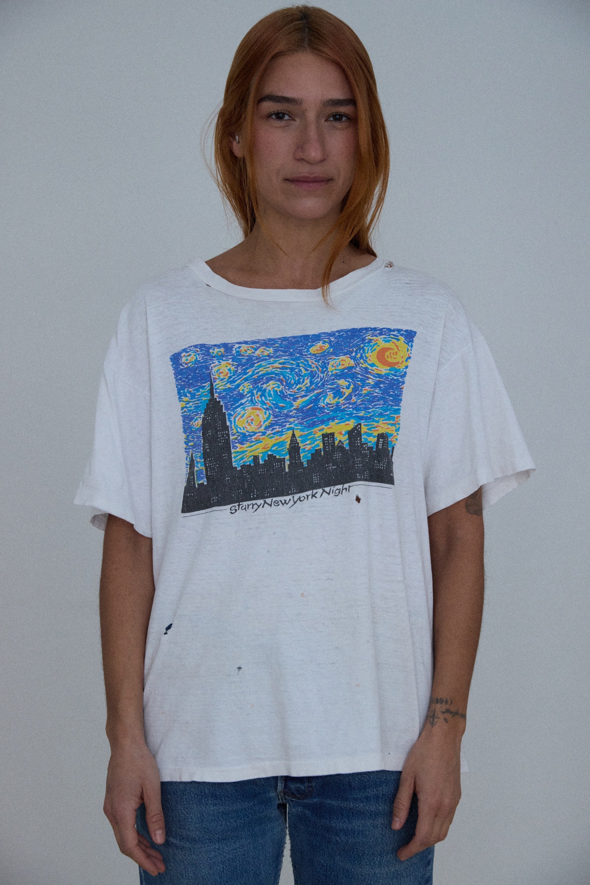 “Starry New York Night” Vintage Tee