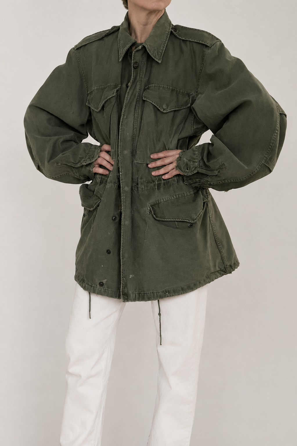 Green Military Coat