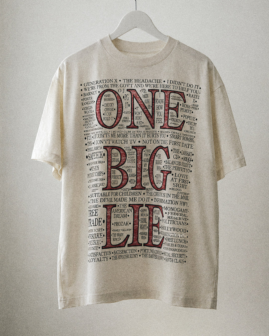 "One Big Lie" Vintage Tee