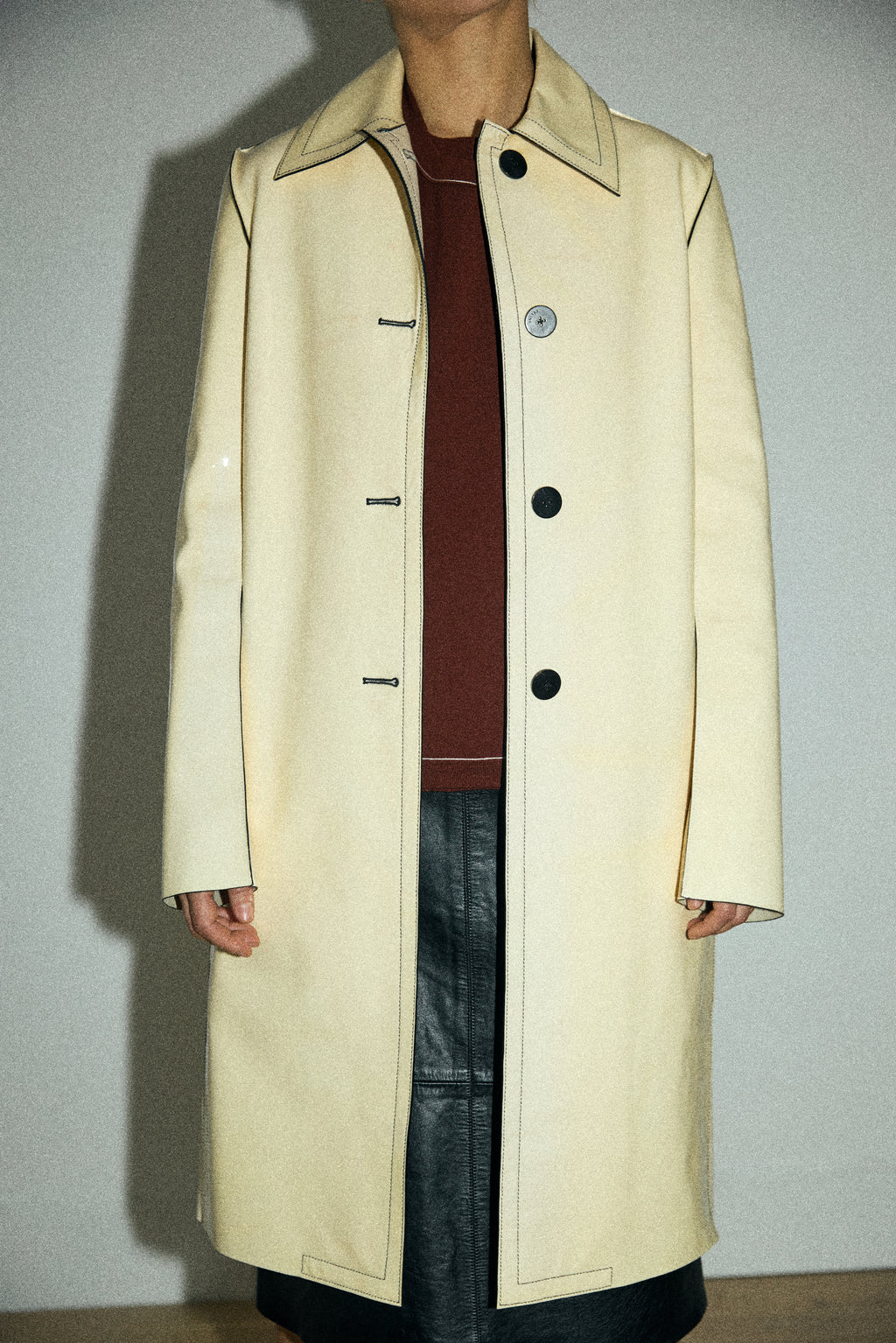 Céline Patent Leather Coat