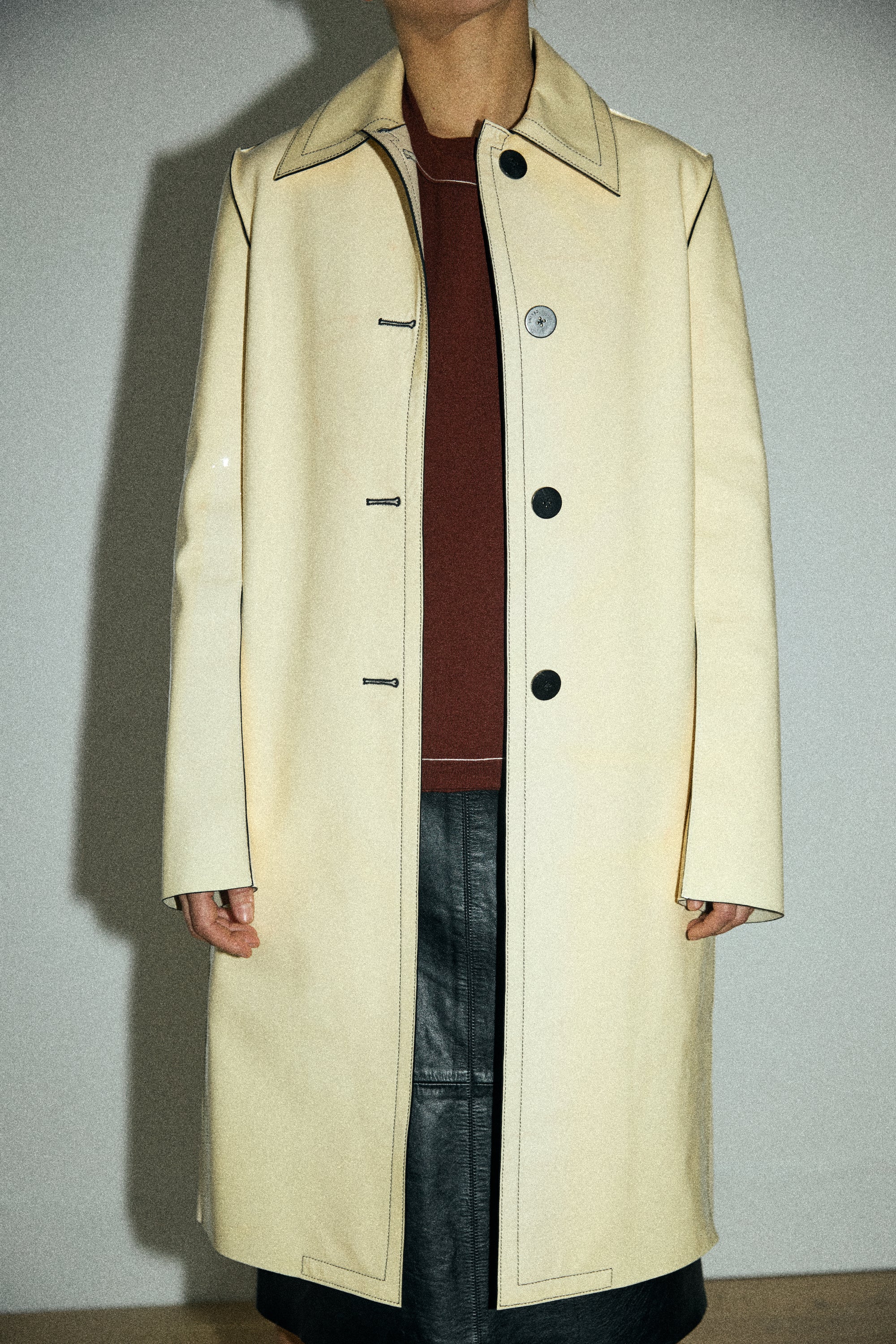 Céline Patent Leather Coat