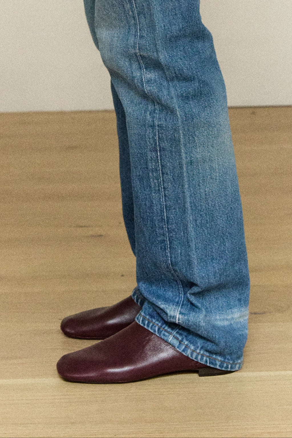 Leather D'Orsay Loafers