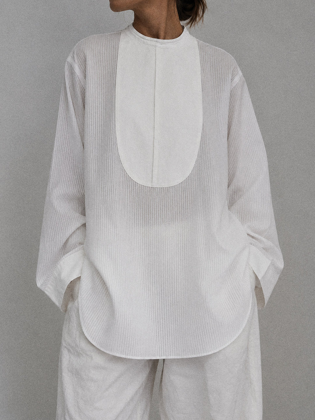 White tuxedo shirt
