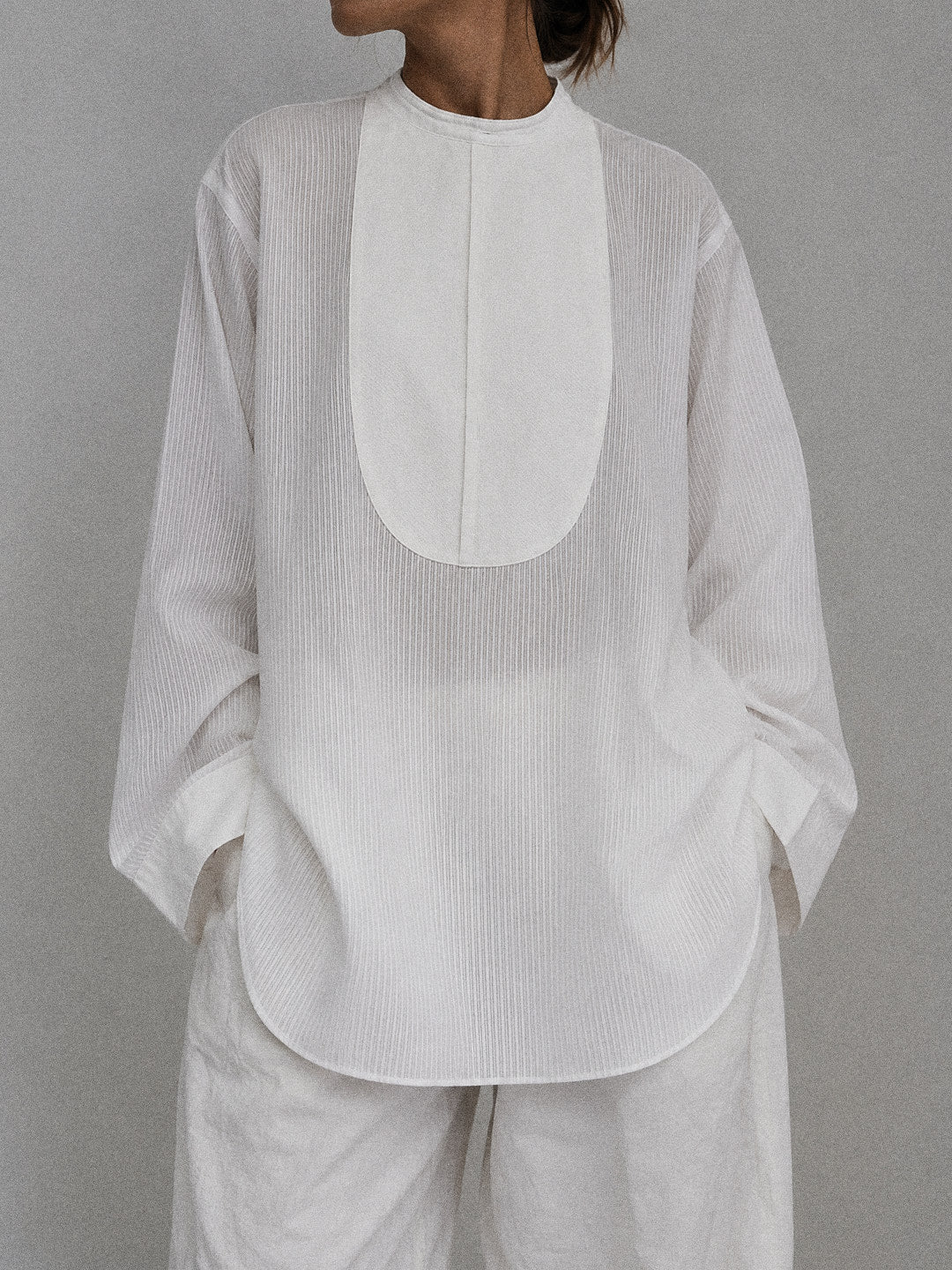White tuxedo shirt