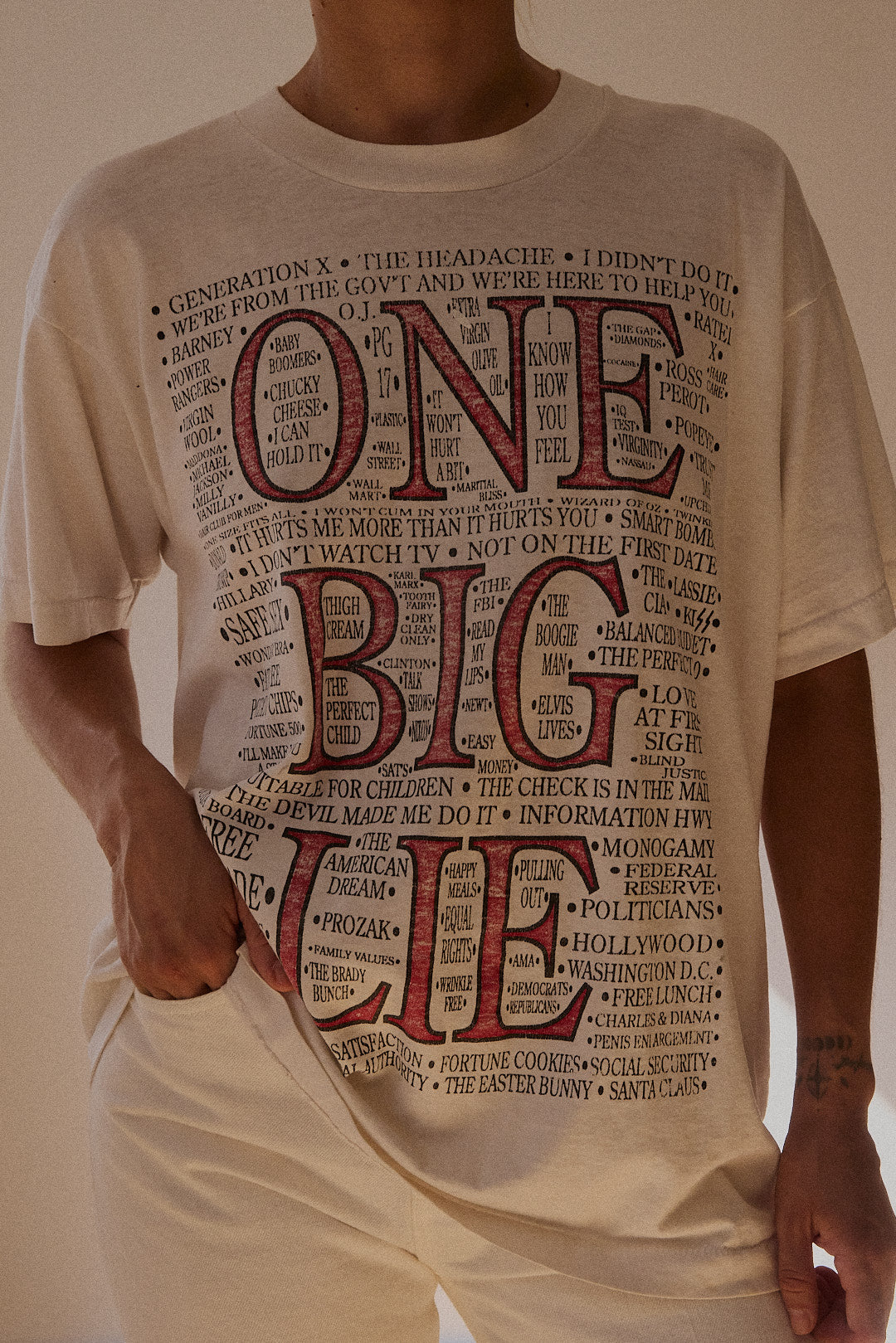"One Big Lie" Vintage Tee