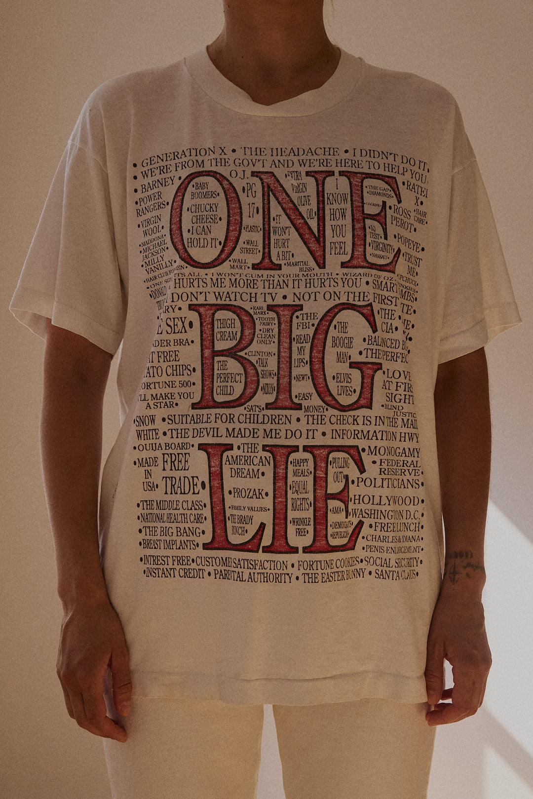 "One Big Lie" Vintage Tee