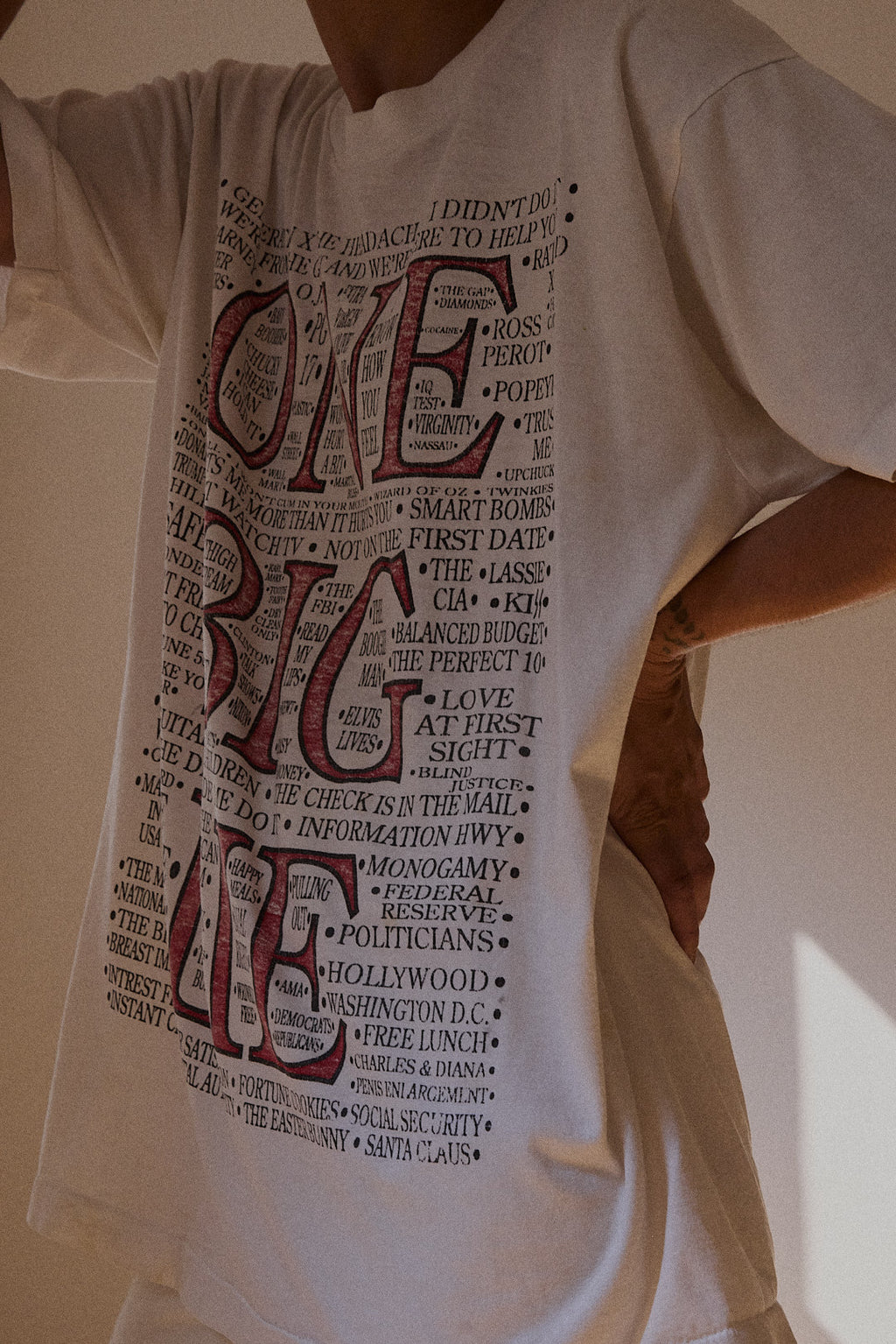 "One Big Lie" Vintage Tee