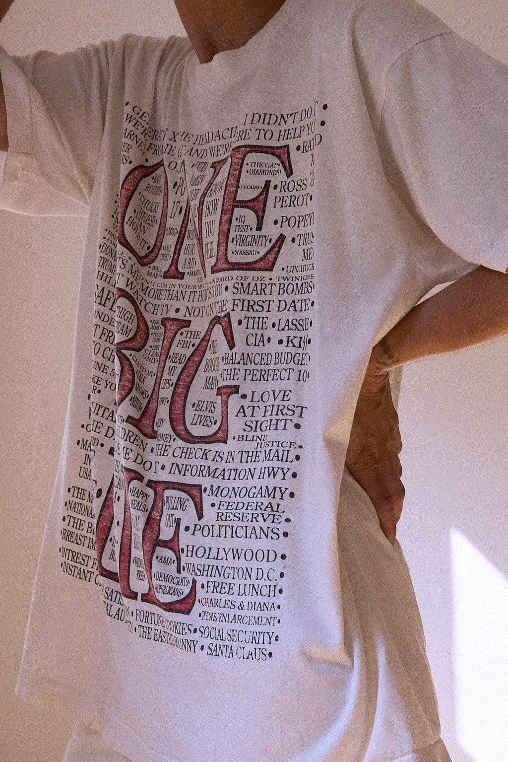 "One Big Lie" Vintage Tee