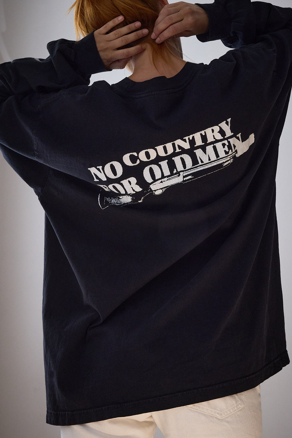 "No Country For Old Men" Vintage Long Sleeve