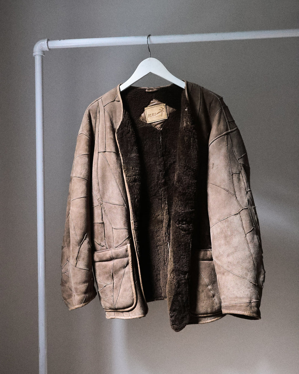 80s HAI Sporting Gear Shearling Coat
