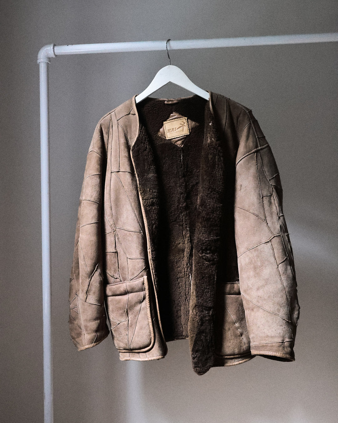 80s HAI Sporting Gear Shearling Coat
