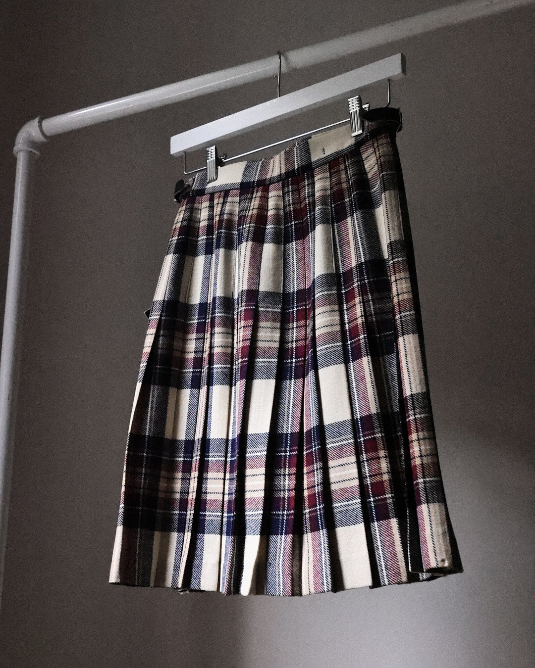 Wool Pleated Skirt