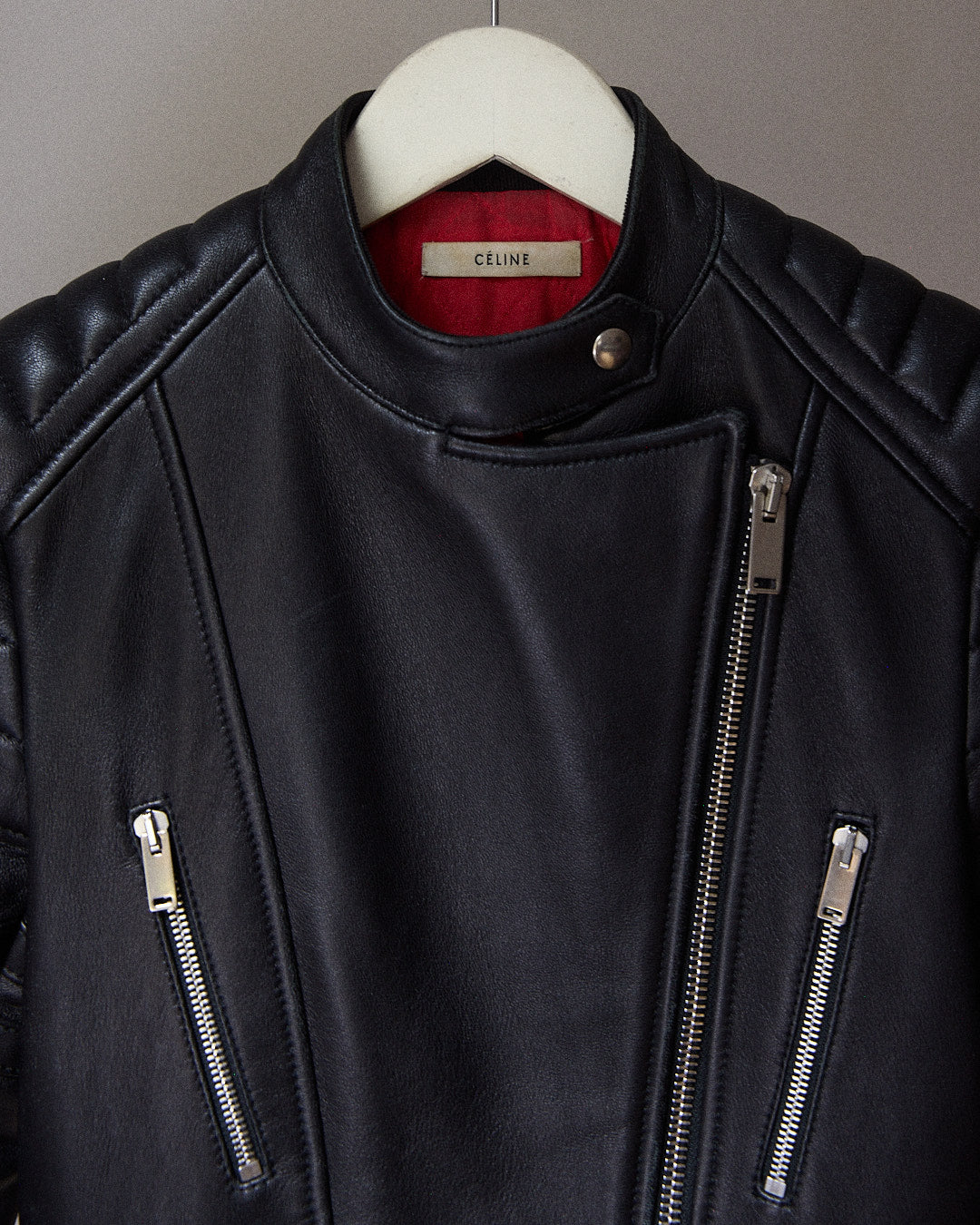 Céline leather jacket