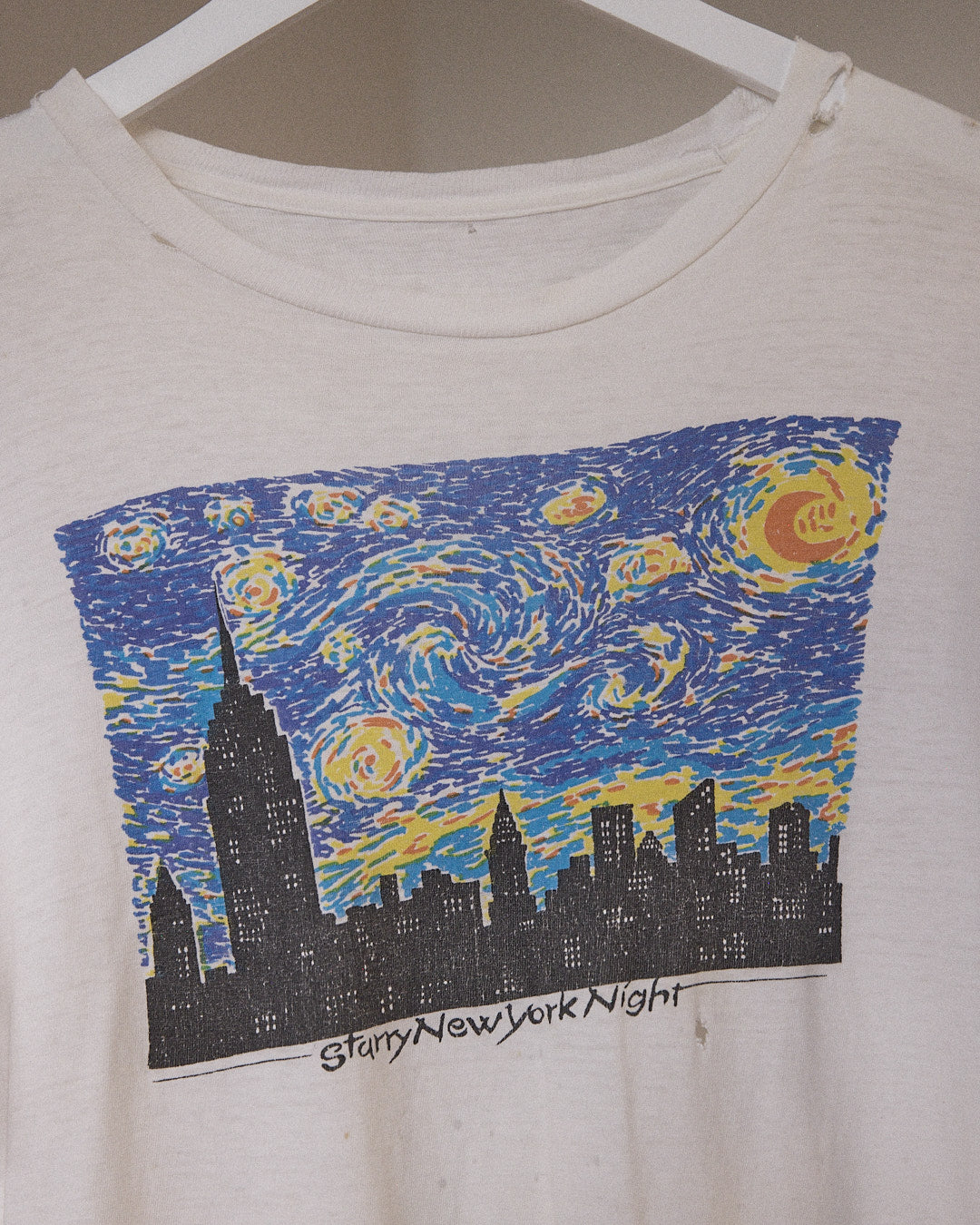 Trashed Starry Night Vintage T-shirt